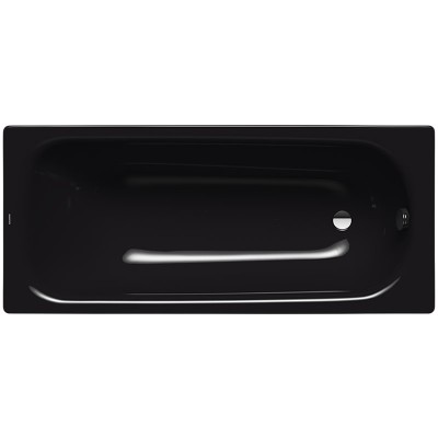 Kaldewei Saniform wanna prostokątna 140x70 cm stalowa czarny błyszczący