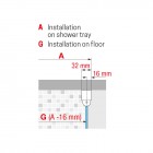 Novellini Young 2.0 A kabina prysznicowa 80 cm Y2A77L1K+Y2A77L1K