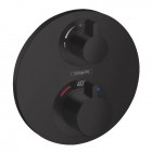 Hansgrohe Ecostat S bateria wannowo-prysznicowa podtynkowa termostatyczna czarny mat 15758670