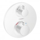 Hansgrohe Ecostat S bateria wannowo-prysznicowa podtynkowa termostatyczna biały mat 15758700