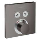 Hansgrohe ShowerSelect bateria wannowo-prysznicowa podtynkowa termostatyczna czarny chrom szczotkowany 15763340