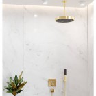 Hansgrohe ShowerSelect bateria wannowo-prysznicowa podtynkowa termostatyczna złoty optyczny polerowany 15763990