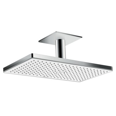 Hansgrohe Rainmaker Select deszczownica 46,6x27 cm z ramieniem sufitowym biały/chrom 24002400