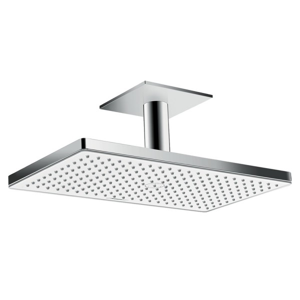 Hansgrohe Rainmaker Select deszczownica 46,6x27 cm z ramieniem sufitowym biały/chrom 24002400