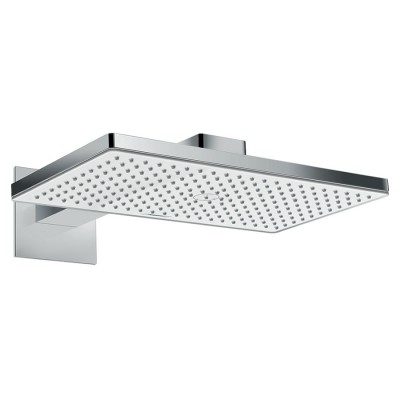 Hansgrohe Rainmaker Select deszczownica prostokątna 46,6x27 cm z ramieniem biały/chrom 24003400