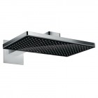 Hansgrohe Rainmaker Select deszczownica prostokątna 46,6x27 cm z ramieniem czarny/chrom 24003600