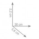 Gedy Lounge wieszak na ręcznik 30 cm 5421/30