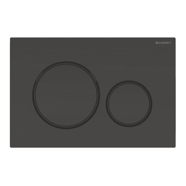 Geberit Sigma 20 przycisk spłukujący czarny/czarny mat/czarny 115882DW1