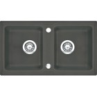 Deante Zorba Zlewozmywak 2-komorowy bez ociekacza