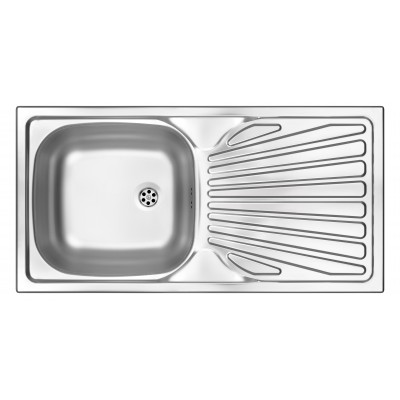 Deante Techno Zlewozmywak 1-komorowy z ociekaczem