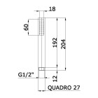 Demm Słuchawka prysznicowa 322BIS