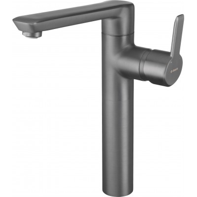 Deante Arnika Titanium Bateria umywalkowa z podwyższonym korpusem z korkiem click-clack