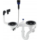 Deante Deante Syfon Space Saver do zlewozmywaków granitowych 1,5 i 2-komorowych