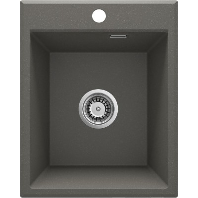 Deante Eridan Zlewozmywak granitowy 1-komorowy bez ociekacza - antracyt