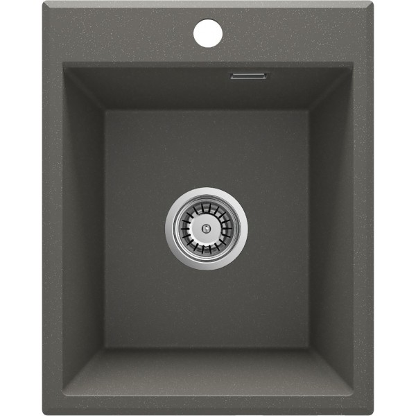 Deante Eridan Zlewozmywak granitowy 1-komorowy bez ociekacza - antracyt