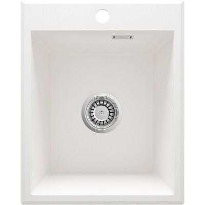 Deante Eridan Zlewozmywak granitowy 1-komorowy bez ociekacza - alabaster