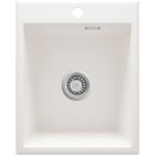 Deante Eridan Zlewozmywak granitowy 1-komorowy bez ociekacza - alabaster