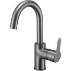 Deante Arnika Titanium Bateria umywalkowa stojąca z obrotową wylewką U