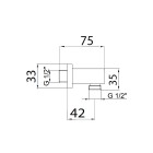 Demm Przyłącze kątowe 4123