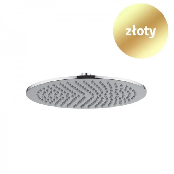 Giulini Giovanni Deszczownica okrągła 25 cm złota ACS600101/ZŁ
