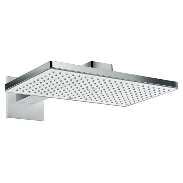 Hansgrohe Rainmaker Select deszczownica prostokątna 46,6x27 cm z ramieniem biały/chrom 24003400