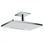 Hansgrohe Rainmaker Select deszczownica prostokątna 46,6x30 cm z ramieniem sufitowym biały/chrom 24004400