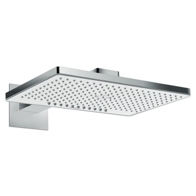 Hansgrohe Rainmaker Select deszczownica prostokątna 46,6x27 cm z ramieniem biały/chrom 24005400