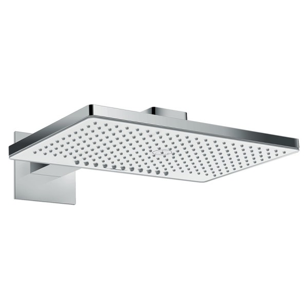 Hansgrohe Rainmaker Select deszczownica prostokątna 46,6x27 cm z ramieniem biały/chrom 24005400