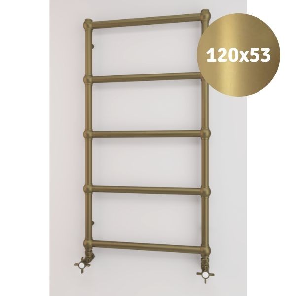 OUTLET Imers Awena grzejnik łazienkowy 120x53 cm stare złoto 2842/B