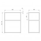 Deante Correo konsola łazienkowa 60x40 cm czarna CKC N60A