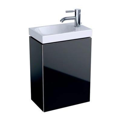 Geberit Acanto szafka podumywalkowa 40 cm czarny mat 500.607.16.1