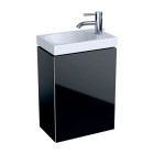 Geberit Acanto szafka podumywalkowa 40 cm czarny mat 500.607.16.1