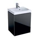 Geberit Acanto szafka podumywalkowa 45 cm czarny mat 500.608.16.1
