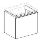 Geberit Acanto szafka podumywalkowa 60 cm biały połysk 500.609.01.2