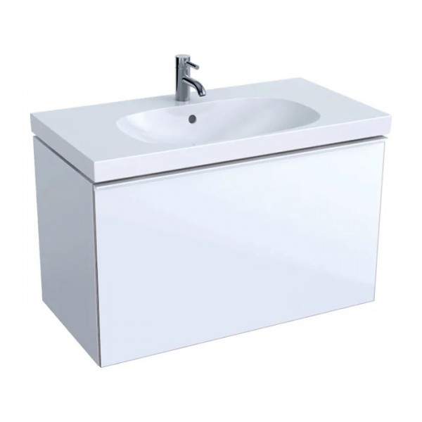 Geberit Acanto szafka podumywalkowa 89 cm biały połysk 500.612.01.2