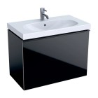 Geberit Acanto szafka podumywalkowa 74 cm czarny mat 500.615.16.1