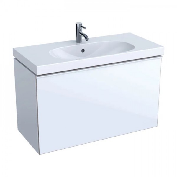 Geberit Acanto szafka podumywalkowa 89 cm biały połysk 500.616.01.2