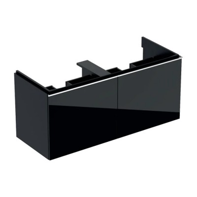 Geberit Acanto szafka podumywalkowa 119 cm czarny mat 500.613.16.1