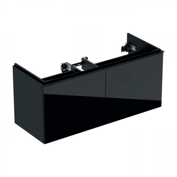 Geberit Acanto szafka podumywalkowa 119 cm czarny mat 502.355.16.1