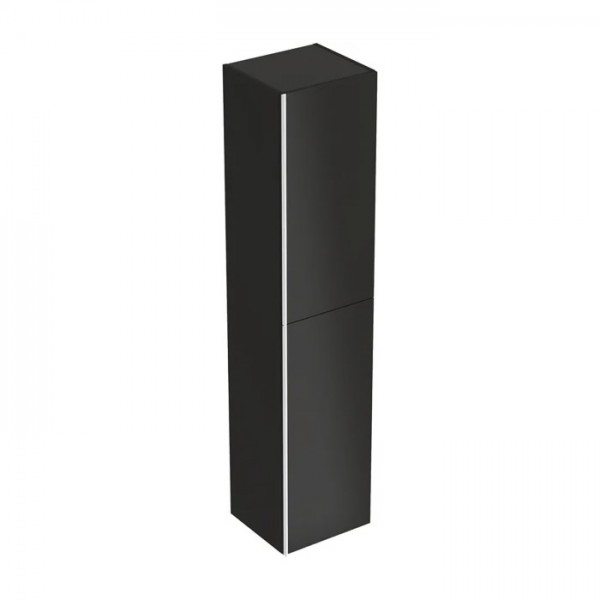 Geberit Acanto słupek wiszący 38 cm czarny mat 500.619.16.1