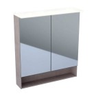 Geberit Acanto szafka wisząca 75 cm z lustrem i oświetleniem dąb 500.645.00.2