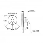 Grohe Essence bateria wannowo-prysznicowa podtynkowa warm sunset 19285DA1