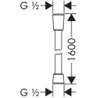 Hansgrohe wąż prysznicowy Isiflex 1,6m 28276000