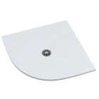 Schedpol DeLuxe brodzik półokrągły 90x90 cm 3041