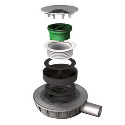 OUTLET Vicario syfon brodzikowy 90 mm niski 5220CR40S7S