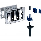Geberit DuoFresh pojemnik na kostki higieniczne do spłuczki Geberit Sigma 8 cm szary antracyt 115063BZ1
