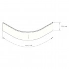 Deante Standard Plus II obudowa do brodzika półokrągłego 80 cm KTU 032O