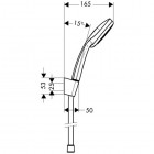 Hansgrohe Croma 100 zestaw prysznicowy 1,6m 27594000
