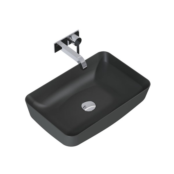 Elita Meble Nomia Anthracite umywalka nablatowa 50x39 cm 145294
