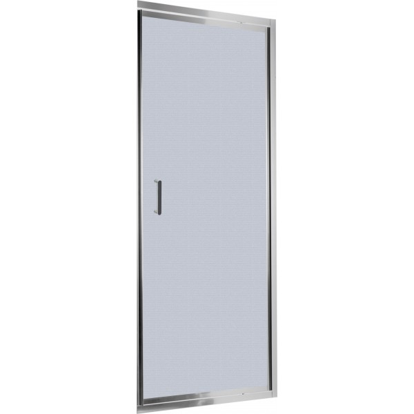 Deante Flex drzwi prysznicowe uchylne 80 cm chrom/szkło szronione KTL 612D